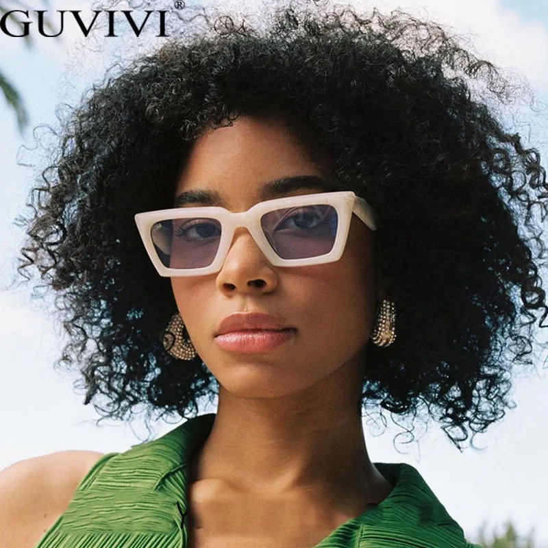 نظارات شمسية جديدة متعددة الألوان لعين القطة الصغيرة نظارات نسائية عصرية رائجة بتصميم علامة تجارية فاخرة ظلال UV400 للنساء