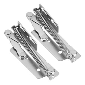 Accesorio de muebles para gabinetes y sofás Bisagra de puerta abatible Bisagra de resorte plegable Placa de soporte abatible - Product Image 1