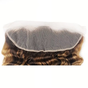 Prix d'usine en gros 13x4 pour perruques, couleur P4/27 avec mèches, perruques courtes bob en cheveux humains <span class=keywords><strong>vierges</strong></span>, tissage de cheveux - Product Image 5