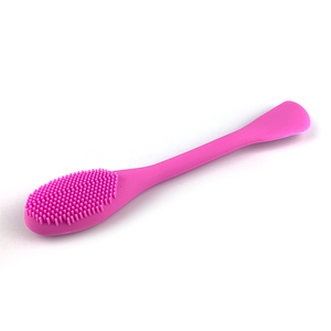 Wholesale Silicone Double Facial Cleansing <b>Brush</b> Portable Facial <b>Brush</b> - Product Image 3