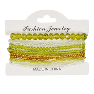 Fashion <b>Beaded</b> <b>Bracelets</b> Crystal Rhinestone Multi Layer Stretch Bohemia Style Unisex Jewelry Made In China - Product Image 5
