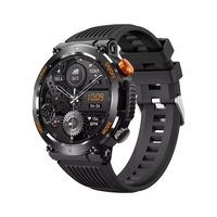 Jam Tangan Olahraga Luar Ruangan Pintar dengan Daya Tahan Baterai 450mAh, Tahan Air IP67, Panggilan BT, Reloj Inteligente Pria, Jam Tangan Pintar Murah