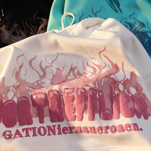 Sudadera con Capucha Extra Grande para Hombre y Mujer, con Estampado Digital Sólido de Invierno, con Cordón Ajustable y Bordado 3D Personalizado al por Mayor - Product Image 2