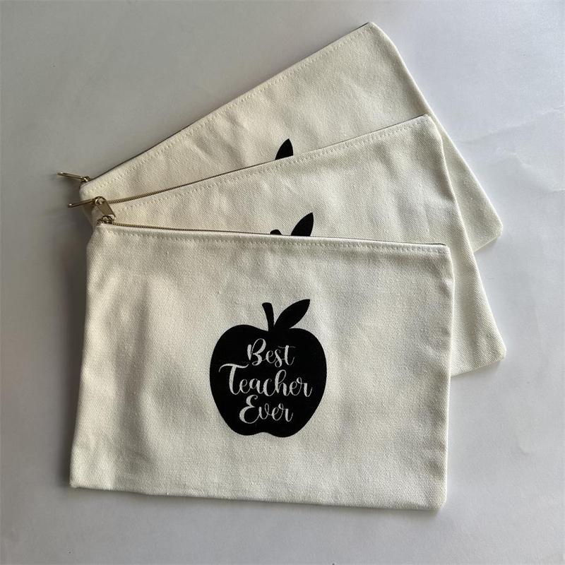 Natural Canvas Cosmetic Dust Bags Cotton