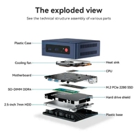 Beelink MINI S12 Pro Intel Alder Lake N100/N95 MINI PC 16GB DDR4 500GB M.2 PCIe SSD Wifi6 BT5.2 Gamer Computer Mini Pc Win 11 Pc