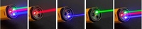 Lampe torche professionnelle de poche étanche rechargeable par USB pour l'extérieur, pointeur laser vert étoiles 532NM, stylo laser, lampe torche
