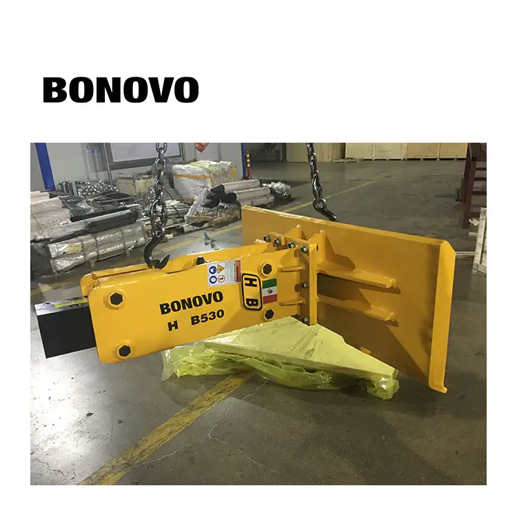 BONOVO Skid Steer Attachment Loader Hammer Hydraulic Lightly Skid Steer Breaker