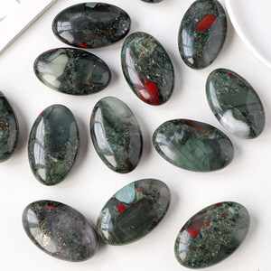 Pierres de méditation ovales polies en sanguin de dragon naturel, pierres de guérison <span class=keywords><strong>pour</strong></span> fontaines d'intérieur, articles de massage énergétique <span class=keywords><strong>pour</strong></span> <span class=keywords><strong>le</strong></span> soulagement de <span class=keywords><strong>l</strong></span>'<span class=keywords><strong>anxiété</strong></span> - Product Image 3