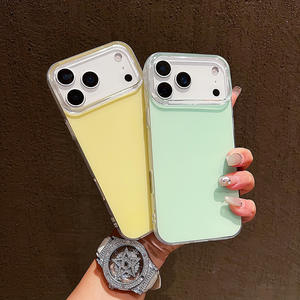 Funda de Gelatina de Color Caramelo de Verano para iPhone 17 Pro Max, Funda Simple a Prueba de Golpes para 16 Pro - Product Image 3