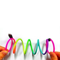 Kabel a-bst pabrik magnetik nilon kepang warna-warni tipe-c ke kabel Tipe C 100W kabel magnet pengisian daya cepat untuk ponsel