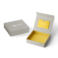 Boîte d'emballage rigide personnalisée, boîte cadeau de luxe en carton style livre avec couvercle à fermeture magnétique