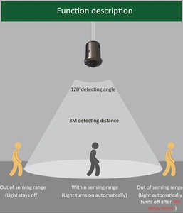 12mm <span class=keywords><strong>PIR</strong></span> lõm cảm biến chuyển động 12-24 Volt cảm biến sản phẩm - Product Image 3