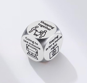 מתכת רב צדדית קוביה משחק החלטות מזון בחירה אקראית כלי בחירה אקראי - Product Image 1