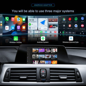 Podofo Android 4GB + 64GB thông minh không dây Carplay Android Auto adapter 4 gam Sim Thẻ Youtube Netflix tùy chỉnh USB-C plug and play - Product Image 2