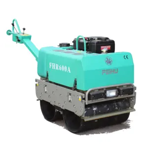 Road Roller CE 600KG Diesel Engine Manual Roller Compactor