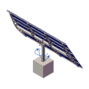 Sistema di tracciamento del pannello solare singolo Post Controller di tracciamento solare ad asse singolo Tracker solare - Product Image 4