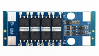 Placa de Protección de Batería de Litio BMS Solar de Alta Calidad, 3.2V 3.7V 1S 10A, con Níquel para Lámpara LED de Calle, Superventas