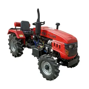 Mini tratores com equipamentos agrícolas para agricultura na Tanzânia