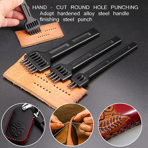 4毫米间距皮革打孔DIY手工打孔圆形拼接打孔工具<span class=keywords><strong>2</strong></span>/4/6/孔切割皮革打孔工具 - Product Image 6