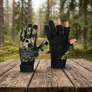 Waterproof Motorcycle Riding <b>Gloves</b> Nylon Non Slip Grip Hook Loop Strap Sun Protection Outdoor Fishing <b>Sports</b> <b>Gloves</b> Printed - Product Image 3
