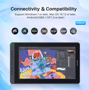 Huion Kamvas 13 tương tác Bút cảm ứng kỹ thuật số đồ họa máy tính bảng witn Màn hình vẽ máy tính bảng màn hình với bút stylus - Product Image 6