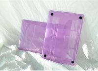 Casing Plastik Transparan Kristal, Pelindung Jernih untuk MacBook Pro M1 Pro 14 16 Inci 2021