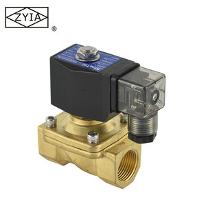 2W-Serie 2-Wege AC 220V 12V 24V DC Edelstahl Messing 1" 1/2" <span class=keywords><strong>Pilot</strong></span> Hochtemperatur Elektrisches Wasser-Magnetventil - Product Image 3