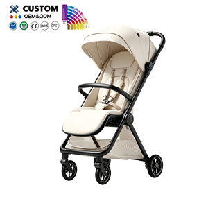 <span class=keywords><strong>Poussette</strong></span> de <span class=keywords><strong>voyage</strong></span> compacte en alliage d'aluminium à pliage automatique, certifiée EN1888-2, landau personnalisé pour nouveau-né, capacité de charge de 15 kg - Product Image 2
