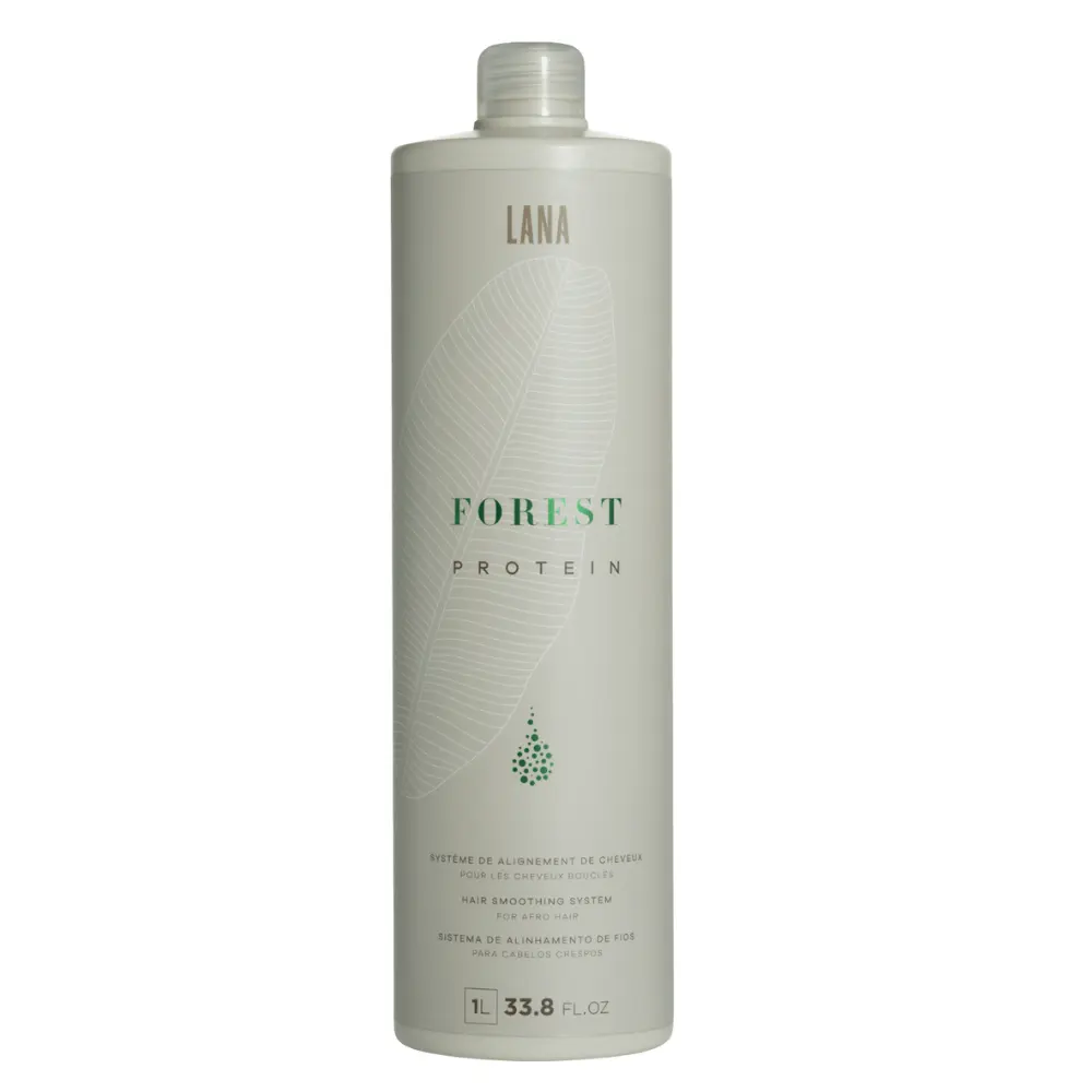 LANA brasiles | Forest protein Smoothing Hair Treatment | All Hair Types | mượt mà và tự nhiên | 1000 ml / 33.8 FL. Oz.