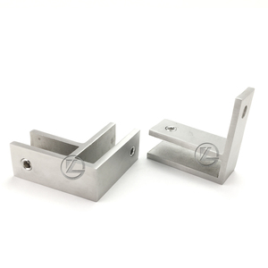 YL Most Purchased Stainless <strong>Steel</strong> <strong>Railing</strong> Prices Outdoor Glass <strong>Railing</strong> 90 Degree Corner Glass Clamp - Product Image 1