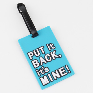 Etiquetas de Equipaje Personalizadas de PVC y Goma Suave con Letras, Etiquetas de Identificación de Equipaje Modernas para Evitar Pérdidas - Product Image 5