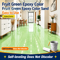 Peinture de sol extérieure en époxy avec revêtement de sable coloré, résistante aux UV, imperméable, antidérapante, texture marbre