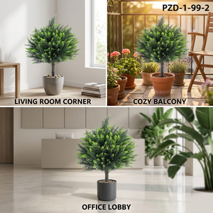 Approvisionnement direct usine : <span class=keywords><strong>Boule</strong></span> d'herbe artificielle anti-décoloration à piquet pour aménagement paysager, pour entrepreneurs, commande en gros, OEM - Product Image 5