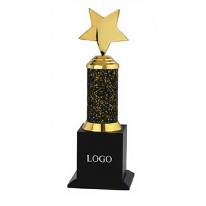 Fournisseur de trophées Star de POOJA GIFT CORPORATION, conception moderne, services de gravure sur métal moulé sous pression, portables, pour mariage - Product Image 1
