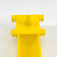 Abreuvoir pour cailles, structure stable en forme de bol, composants en plastique moulés par injection, pour l'élevage en cage, abreuvoir pour volailles