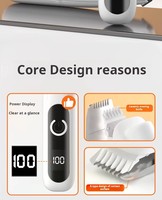 Portable chat coupe de cheveux rasoir sans fil tondeuse à cheveux Rechargeable électrique chien PawTrimming Machine pour Kit de toilettage pour animaux de compagnie