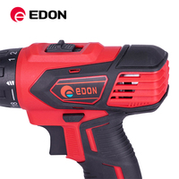 Perceuse sans fil EDON 14V, petite perceuse à percussion rechargeable au lithium, ensemble de perceuse