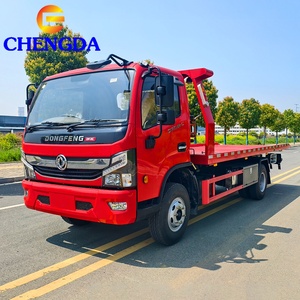 Nouveau Dongfeng 5, 8, 10, 12 tonnes, camions <span class=keywords><strong>de</strong></span> <span class=keywords><strong>remorquage</strong></span> et <span class=keywords><strong>de</strong></span> dépannage à plateau plat (un pour deux véhicules), conduite à gauche (LHD) et conduite à droite (RHD), à vendre - Product Image 1