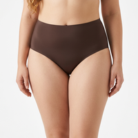 Culottes sans couture taille moyenne en coton, séchage rapide, respirantes, effet push-up, effet seconde peau, en nylon multicolore, du S au XL