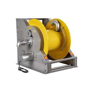 MECLUBE - 076-7212-900 Enrouleur de tuyau industriel en acier peint série motorisée électrique fe-702 12v pour air-eau et diesel 2 ''( - Product Image 1