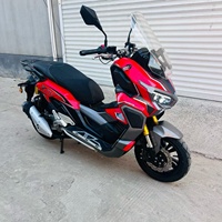 Longjia 250ADV Motocyclettes Premium à transmission automatique, scooter à essence avec frein à disque et ABS, moteur 1.25HP