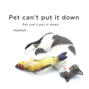 2020 new design Amazon hot selling Funny USB Charging Interactive Stuffed Plush Fish <span class=keywords><strong>Cat</strong></span> Toy Electric Moving Floppy Fish <span class=keywords><strong>Cat</strong></span> Toy - Product Image 6