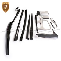 Habillage de tableau de bord intérieur en fibre de carbone pour BMW Série 5 F10 F11 2011 2012 2013 2014 2015 2016 2017 Accessoires de voiture chauds