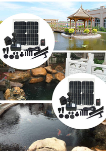 Outdoor 20W <strong>Solar</strong> <strong>Powered</strong> Cell Submersible Pump 4led Lights Battery Remote Control Garden <strong>Water</strong> <strong>Fountain</strong> for Pool,landscape - Product Image 5