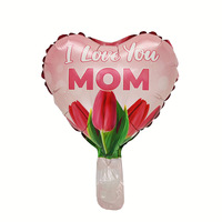 Nouveaux ballons en aluminium de 10 pouces pour la Saint-Valentin, la fête des mères, les anniversaires, la pleine lune, la décoration de fête, poisson