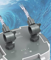 Filtre à cartouche pour aquarium USMILEPET, silencieux, externe, avec skimmer de surface, valve de vidange, haute efficacité, filtration biologique pour aquarium