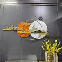 183X65CM Hiasan Dinding Logam Ruang Tamu Dekorasi Rumah Seni Mewah Kerajinan Tangan Gantungan Dekorasi Rumah Interior Mewah Dropshipping DDP