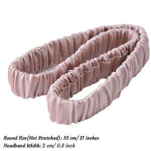 Bandeau en soie 22 mm, 2 cm, 100% pure soie de mûrier, élastique, antidérapant, pour spa, yoga, sport - Product Image 2