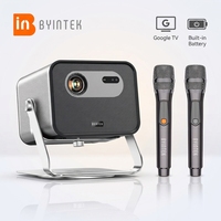 [Entrepôt en SA/BR/RU/UE] BYINTEK UFO R90 Max, projecteur de jeu 4K réel 1100 lumens, projecteur avec haut-parleurs 20W*2 pour home cinéma