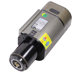 Moteur de broche synchrone triphasé HQD 5 axes GDL75Y-HSK63A-18Z/20 20Kw HSK63A à refroidissement par eau avec ATC et VFD pour fraisage HQD 5 - Product Image 2